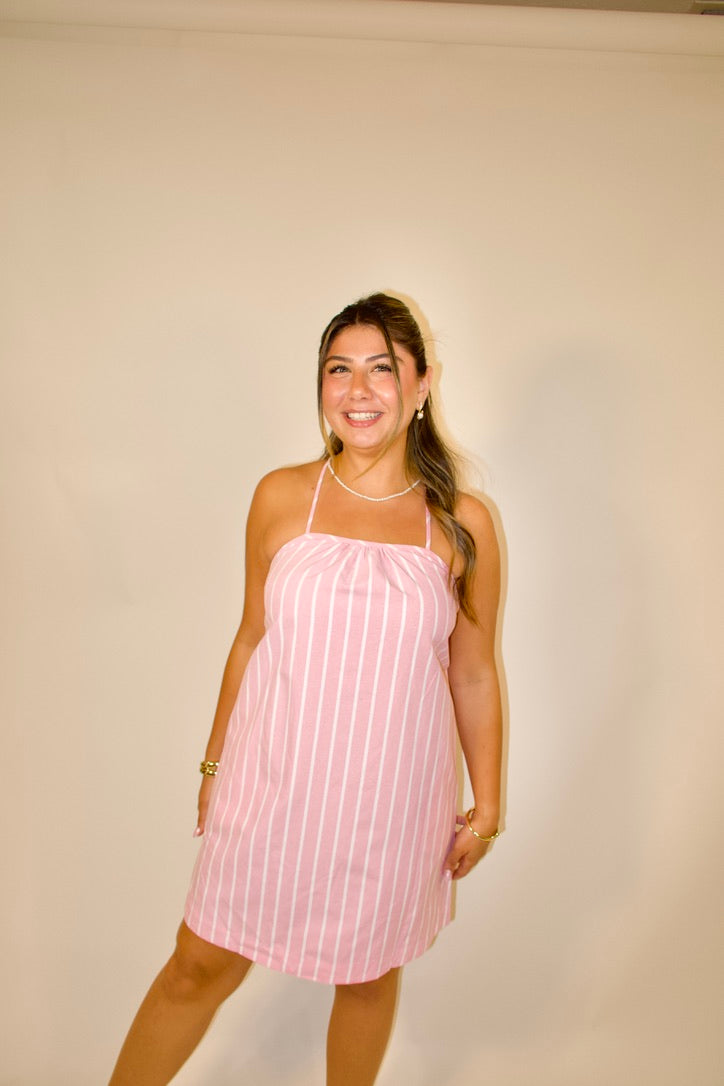 Seaside Stripe Mini Dress