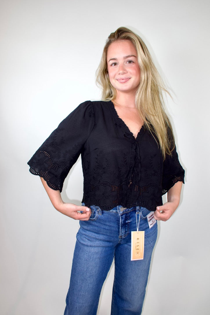 Maribel Embroidered Blouse
