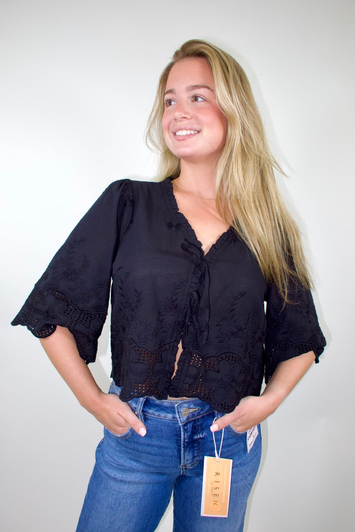 Maribel Embroidered Blouse