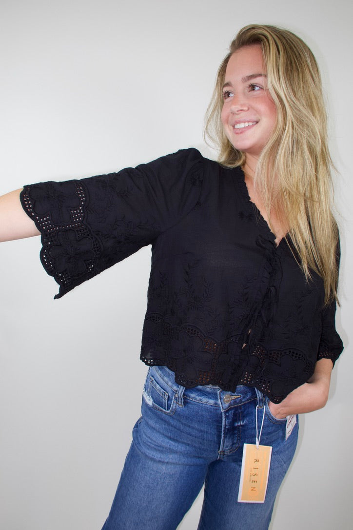 Maribel Embroidered Blouse