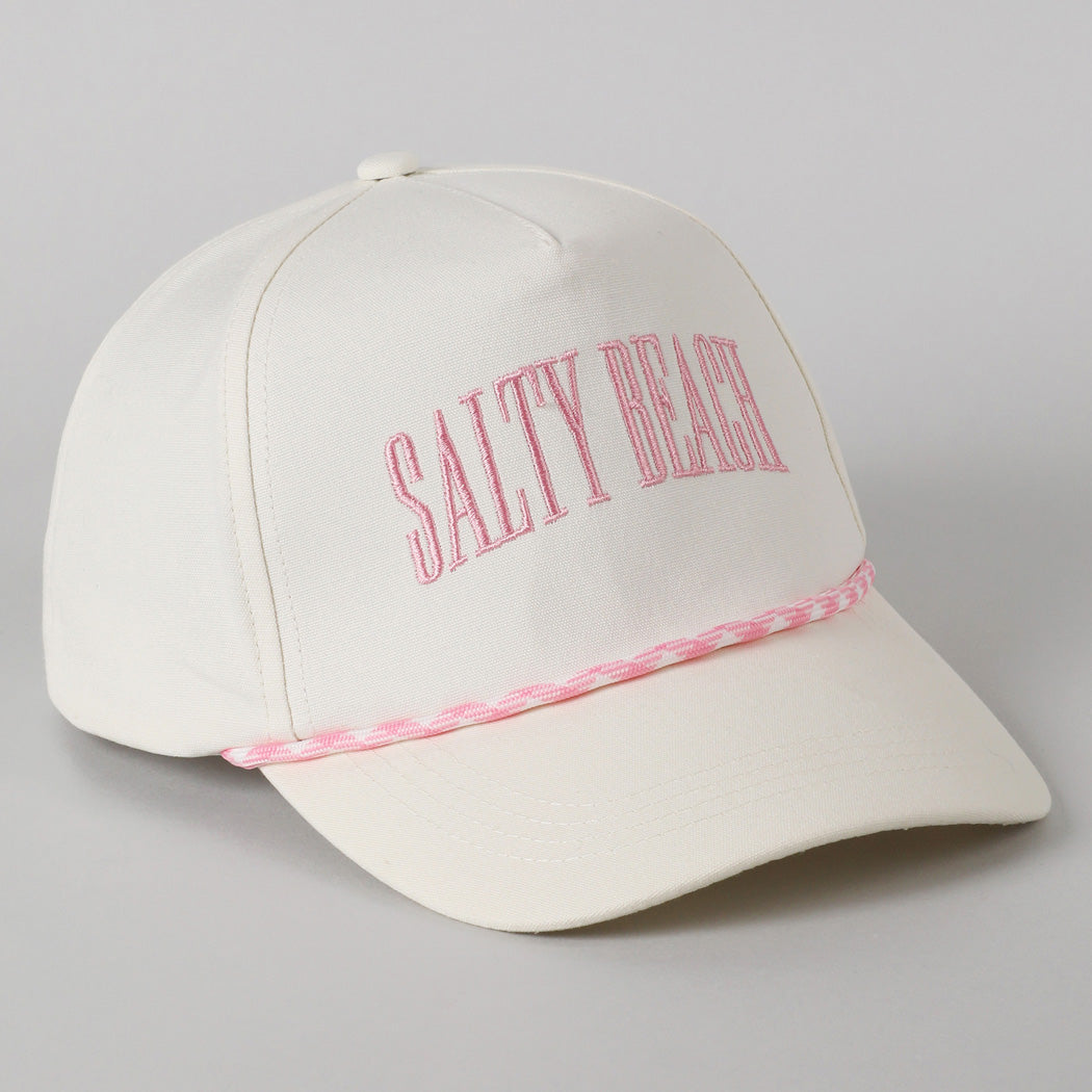 Salty Beach Trucker Hat Pink