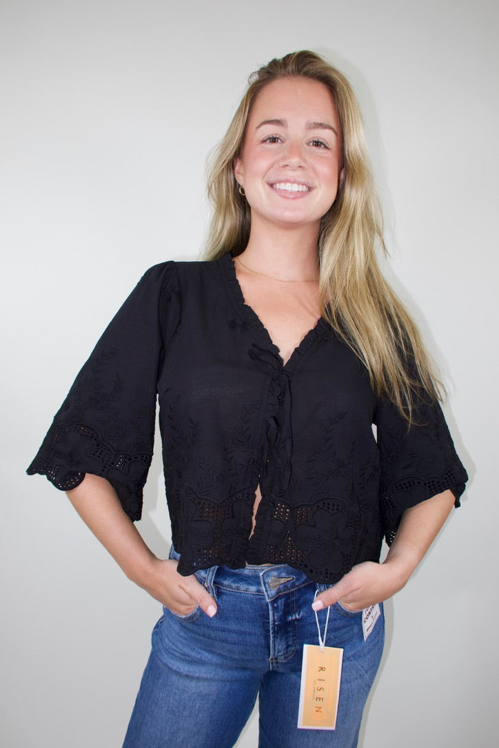 Maribel Embroidered Blouse