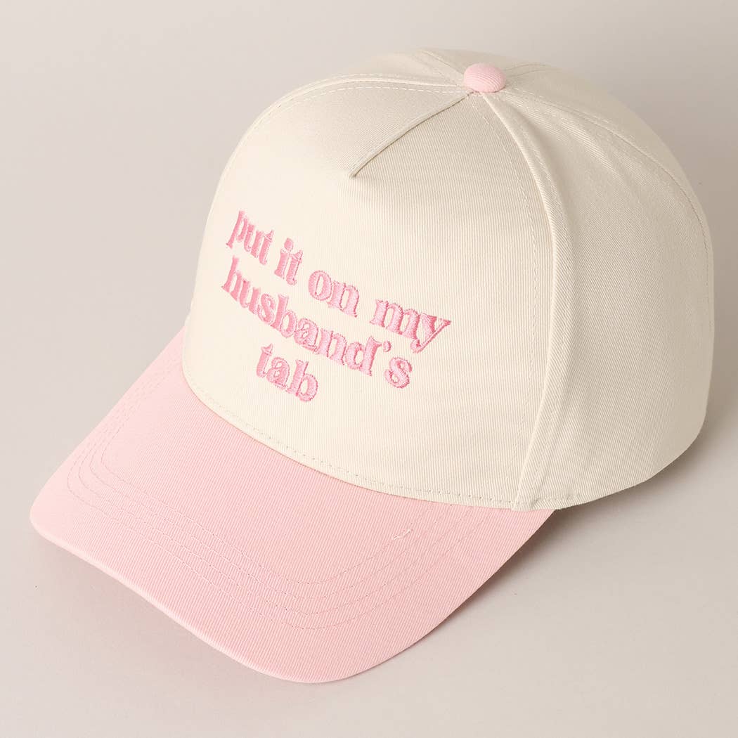 Husband's Tab Trucker Hat