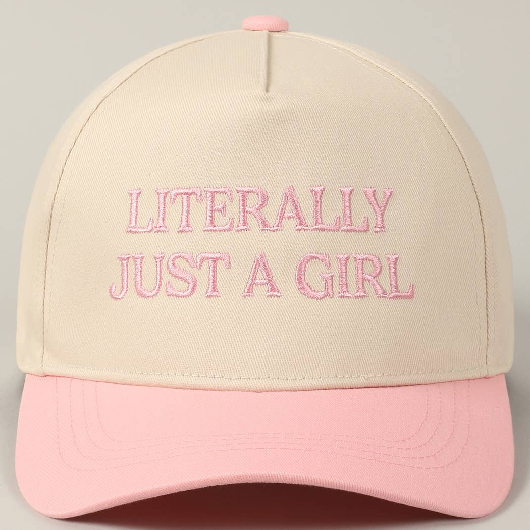 "Literally Just A Girl" Trucker Hat